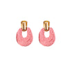 Pink Cord Ovals