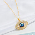 Assorted Evil Eye Hamsa and Flip Flop Pendant Necklaces view 10