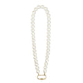 Pearl Look Bead Necklaces In Three Sizes With Heart Or Oval Clasps view 5