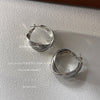 Silver Wire Hoop