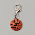Mini Sports Ball Lobster-Clasp Charms in Five Designs view 6