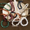 Acrylic Marbled Bead Necklace Bracelet 13 Color Styles Mix view 3