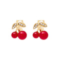Nineteen Mixed Cherry Pearl Bow and Stone Ear Clip Designs view 5