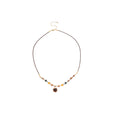 Beaded Gold Tone Charm Necklaces In Five Designs Pendant Jewelry view 5