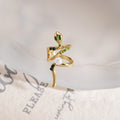 Snake Pearl Look No Piercing Ear Cuffs in Two Finishes view 6