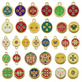 Matte Gold-Tone Cake Metal Charms with 17 Listed Options view 5