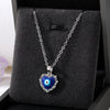 Silver Enamel Heart