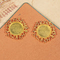 Round Floral Lace Edge Cabochon Trays in Five Finishes view 6