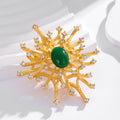 Spider Openwork Crystal Metal Brooch Pin for Jackets and Lapels view 5