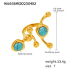 Gold Blue Stone