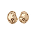 Organic Irregular Metal Plaque Necklace Stud Pieces view 5