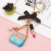 Sky-Blue Enamel-Purse