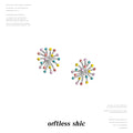 Silver Tone Multicolor Enamel Dandelion Burst Stud Earrings view 4