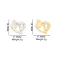 Crystal Heart Dolphin Charms in Six Colors and Two Metal Tones view 3