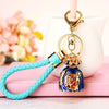 Sky-Blue-Braided Blue-Pouch
