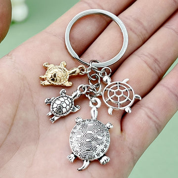 Starfish, Conch and Shell Charm Keychains in 37 Pictured Variations for Bags and Keys