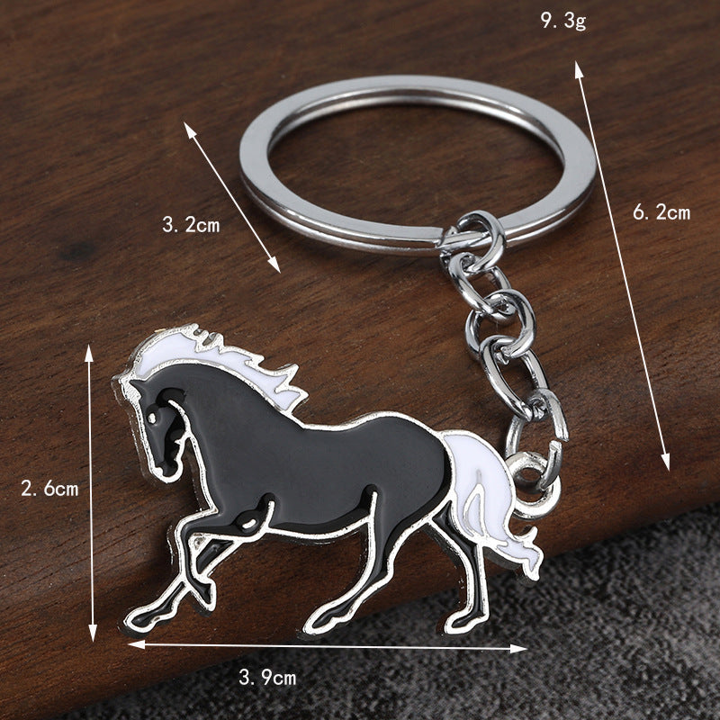 Ford Bronco Horse Emblem Zinc Alloy Keychain Gift Accessory