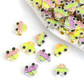Colorful Car Shaped Enamel Spacer Beads in Four Styles view 1