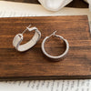 Silver Hoops