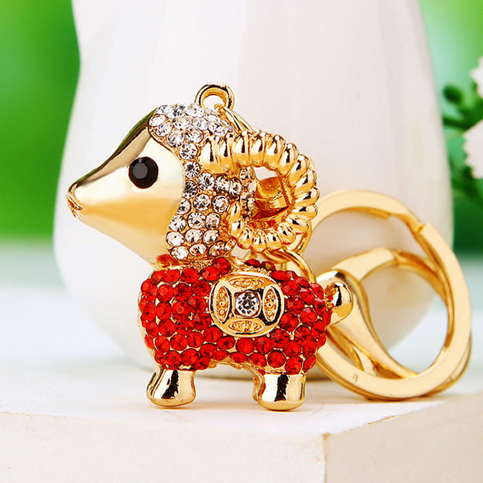 Sheep, Pig, Horse, Tiger and Rabbit Keychains in Twenty-Eight Designs