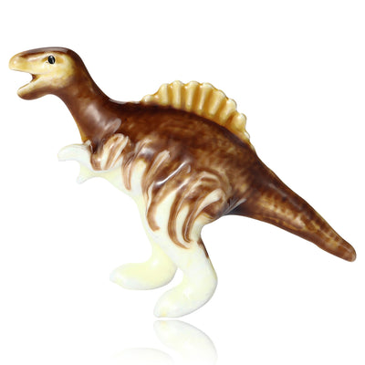 Enamel Dinosaur Brooch front view