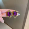 Purple Oval Clips