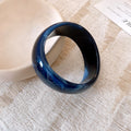 Glossy Resin Geometric Open Cuff Bangle Bracelet 18 Styles view 6