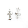Metallic Cross Metal Charms for Jewelry and Craft Projects view 6