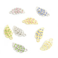Polished Gold Silver Leaf Alloy Charms in 8 Styles view 4