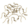 Ball and Coil Fishhook Earring Wires in Mixed Finishes view 4