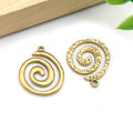 Gold-Tone Sun and Moon Metal Charms with 9 Listed Options view 11