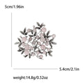 Round Berry Branch Brooch in Eight Bead Color Palettes view 9