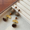 Carved Floral Drops