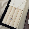 Butterfly Pearl Station Necklaces in Two Colors With Silver-Tone And Gold-Tone Finishes view 6