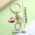 Butterfly Charm Keychains in 31 Pictured Variations for Bags and Keys view 3