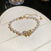 Gold Pearl Bracelet