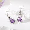 Purple Bouquet Earrings