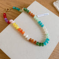 Multicolor Irregular Bead Collar Necklaces Statement Jewelry view 8
