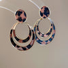 Gold Double Hoop