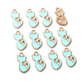 Colorful Enamel Cat Outline Alloy Charms for Jewelry Making view 9