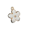 Enamel Cherry Blossom Sakura Flower Charm Pendants Two Sizes view 5