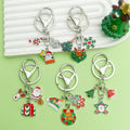 Christmas Charm Keychains Featuring Green Bow Across 81 Pictured Variations view 3