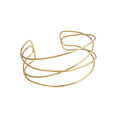 Gold Tone Open Wire Geometric Choker Collar Four Designs view 8