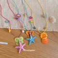 Colorful Beach Charm Necklaces in Three Playful Designs view 4