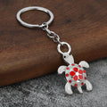 Creative Turtle Zinc Alloy Animal Keychain Car Hanging Accessory