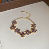 Gold Purple Bracelet