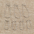 Long Loop Stainless Steel Ear Wires in Three Sizes view 3