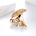 Sailboat Crystal Enamel Metal Brooch Pin for Jackets and Lapels view 3