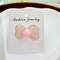 Glitter Bow Resin Duck Bill Hair Clips Seven Colors view 8