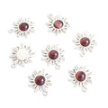 Colorful Cabochon Sunflower Jewelry Components For DIY Earrings And Bracelets Charms view 6